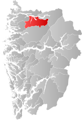 Gloppen within Vestland