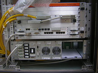 <span class="mw-page-title-main">DSLAM</span> Network device that connects DSL interfaces to a digital communications channel