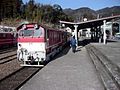 千頭駅の井川線列車