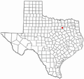 Map of the location in Texas / Mapa de la ubicación en Texas