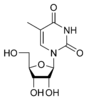 Chemical structure of 5-metiluridină