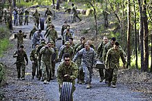 US and Australian soldiers at Enoggera Barracks during Talisman Sabre, 2015 Talisman Sabre 150708-A-UG106-446A.jpg