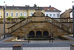 Neunröhrenbrunnen am Wörrstadter Marktplatz