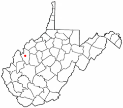 Location of Ripley, West Virginia