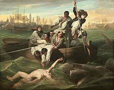 John Singleton Copley, Watson and the Shark, (original version), 1778