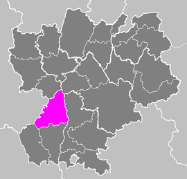 Location of Tournon-sur-Rhône in Rhône-Alpes