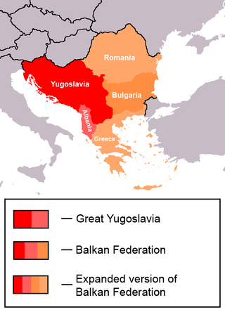 <span class="mw-page-title-main">Balkan Federation</span> Proposed country