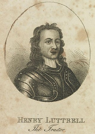 <span class="mw-page-title-main">Henry Luttrell (Jacobite commander)</span> Irish Jacobite soldier