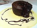 Molten chocolate cake