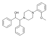 Alternate isomer sold as diphenpipenol Diphenpipenol-isomer structure.png