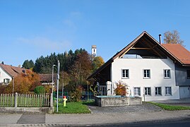 Blick auf die Kirche