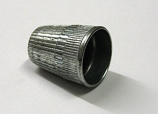 <span class="mw-page-title-main">Thimble</span> Protective cup used during sewing