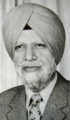 Harcharan Singh Brar op 31 augustus 1995 geboren op 21 januari 1922