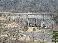 呉海軍工廠に水道を供給し、戦後呉市に移管された本庄ダム（二河川）。国の重要文化財。