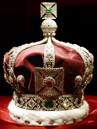 <span class="mw-page-title-main">Imperial Crown of India</span> Crown used by King George V as Emperor of India at the Delhi Durbar of 1911