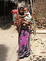 Image 43A woman in Kenya wearing kanga (from Culture of Africa)