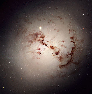 NGC 1316 Lenticular radio galaxy in the constellation Fornax