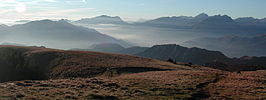 Panorama van de Bergamasker Alpen in het Valle Seriana