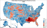 Presidential election results by county