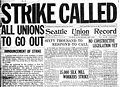 Image 42The front page of the Union Record on the Seattle General Strike of 1919.