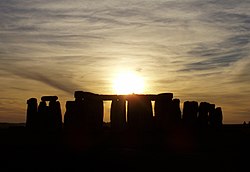 Les pierres Stonehenge.