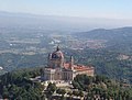 La basilique vue d'avion.