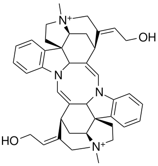 <span class="mw-page-title-main">Toxiferine</span> One of the most toxic plant alkaloids.