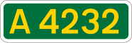 UK road A4232.svg