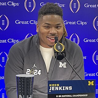 <span class="mw-page-title-main">Kris Jenkins (American football, born 2001)</span> American football player (born 2001)