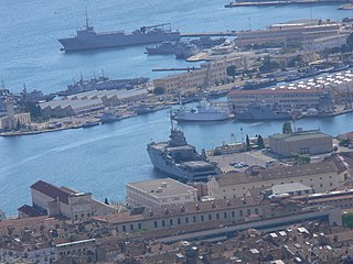 <span class="mw-page-title-main">Toulon arsenal</span> French naval base in Toulon, Provence-Alpes-Côte dAzur, France