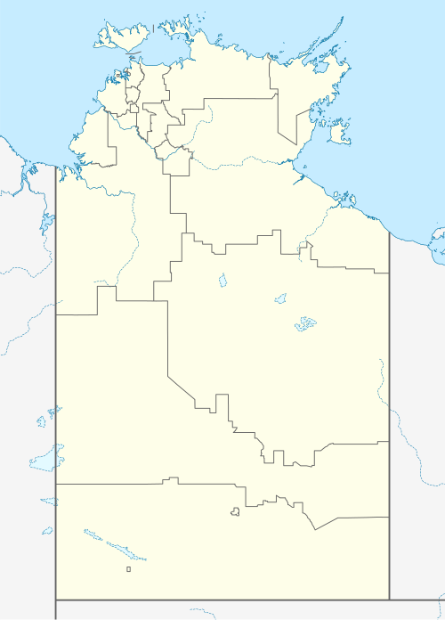 The location of participating clubs across the Northern Territory