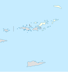 ロードタウンの位置（イギリス領ヴァージン諸島内）