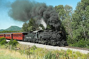 Zug der Cumbres and Toltec Scenic Railroad