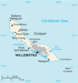 Map of Curaçao