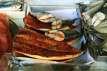 Spanish mackerel escabeche