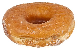 <span class="mw-page-title-main">Doughnut</span> Sweet food made from deep-fried dough