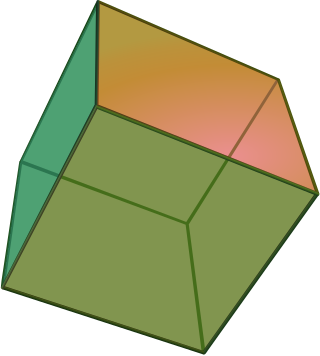 <span class="mw-page-title-main">Cube</span> Solid object with six equal square faces