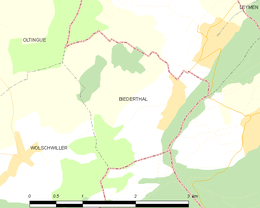 Biederthal – Mappa