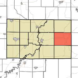 Location in Greene County