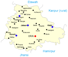 Map of Jalaun Map of Jalaun.png