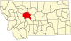 State map highlighting Cascade County