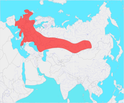 Distribución de M. giganteus durante el Pleistoceno tardío