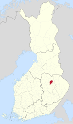 Location of Nilsiä in فن لینڈ