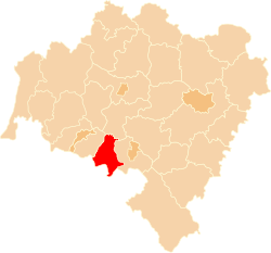 Location within the voivodeship