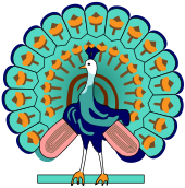 Peacock symbol Burma.svg