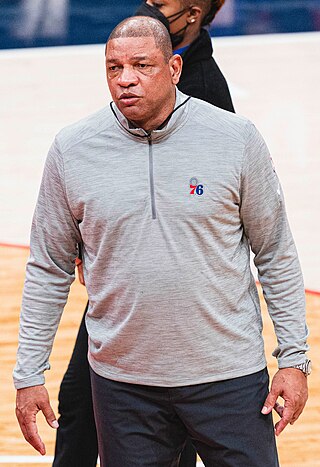 <span class="mw-page-title-main">Doc Rivers</span> American basketball coach and player (born 1961)