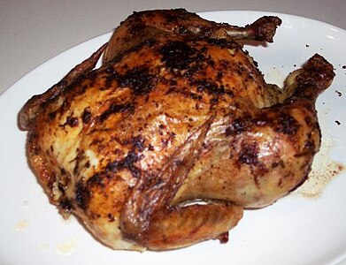 Roast chicken, destination dinner table