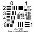 Mire SilverFast USAF 1951 par LaserSoft Imaging