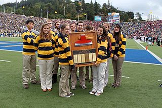 <span class="mw-page-title-main">Stanford Axe</span> American college football trophy awarded to the winner of the Big Game