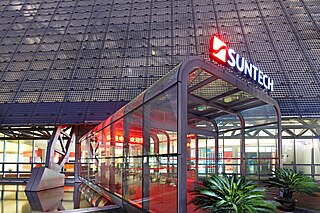 <span class="mw-page-title-main">Suntech Power</span> Chinese producer of solar panels